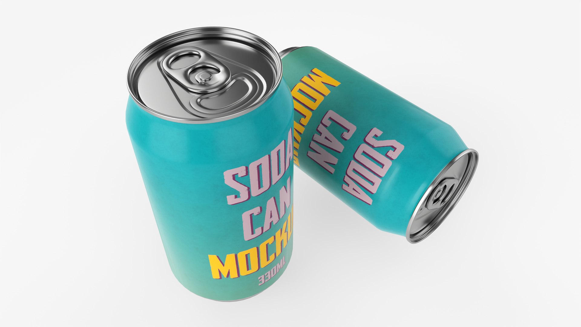 3D Model Beverage Can 330ml Mockup - TurboSquid 2151225