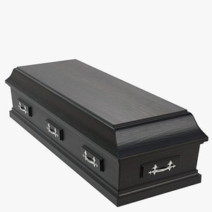 3D dark closed coffin model