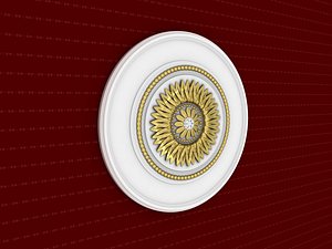 rosette decorative molding 3D model