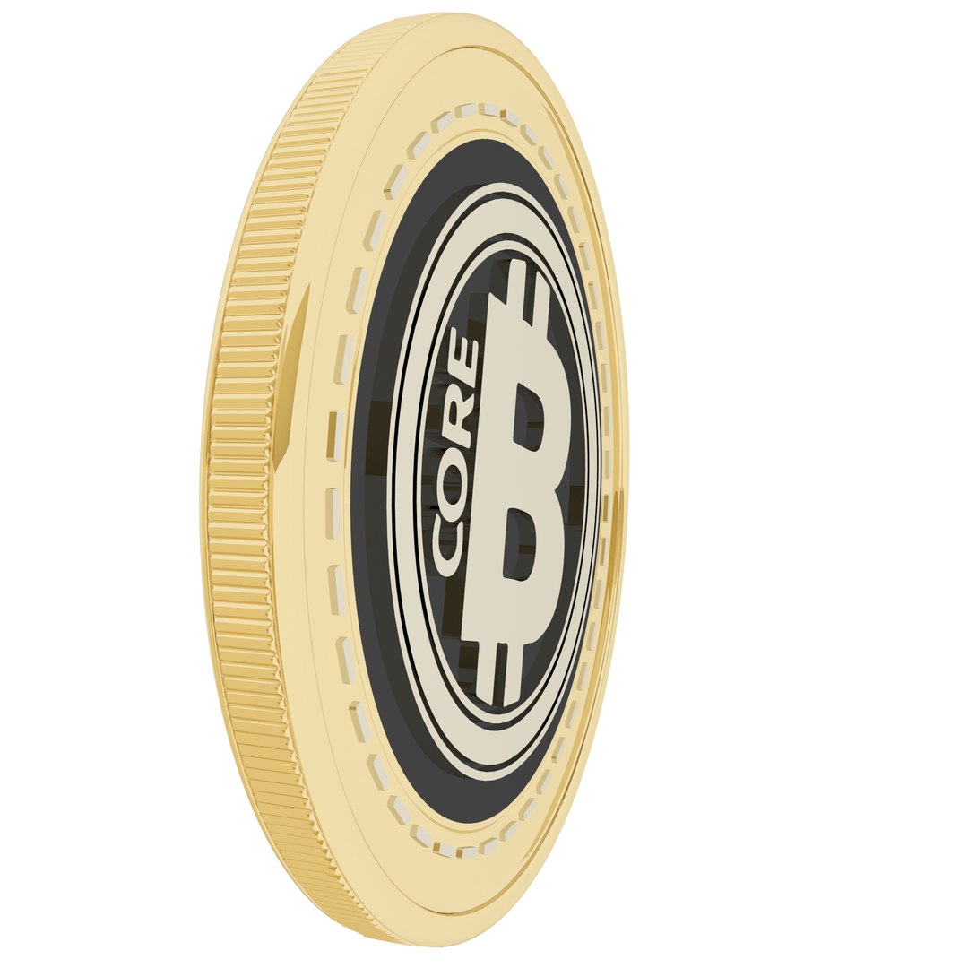 Bitcore Cryptocurrency Gold Coin 3D Model - TurboSquid 1783181