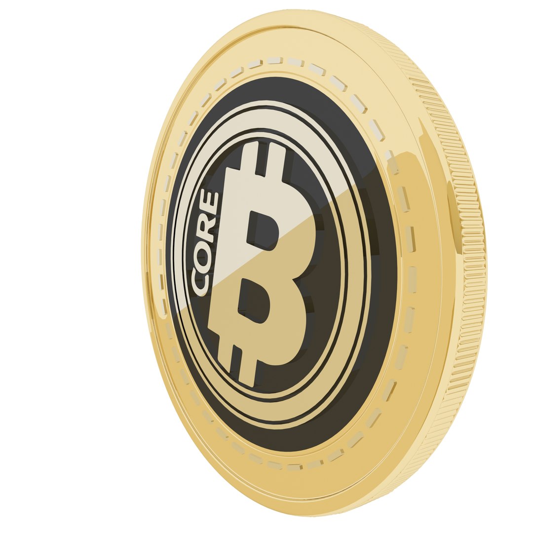 Bitcore Cryptocurrency Gold Coin 3D Model - TurboSquid 1783181