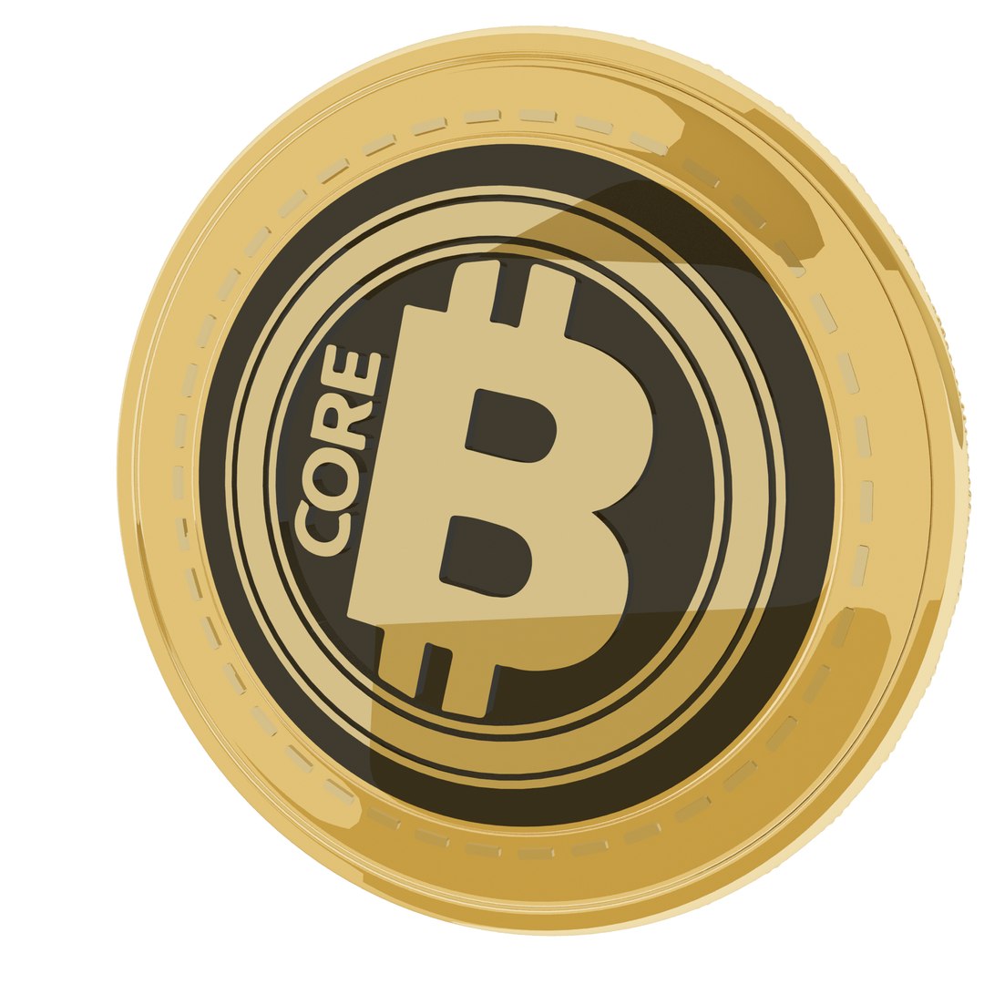 Bitcore Cryptocurrency Gold Coin 3D Model - TurboSquid 1783181