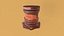 Quiosque de mercado Low Poly para chocolate