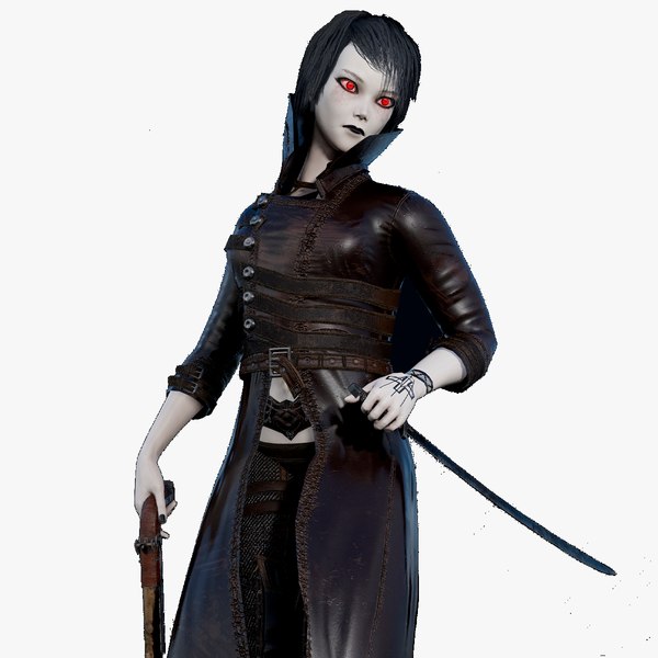 Blood GIrl 3D model