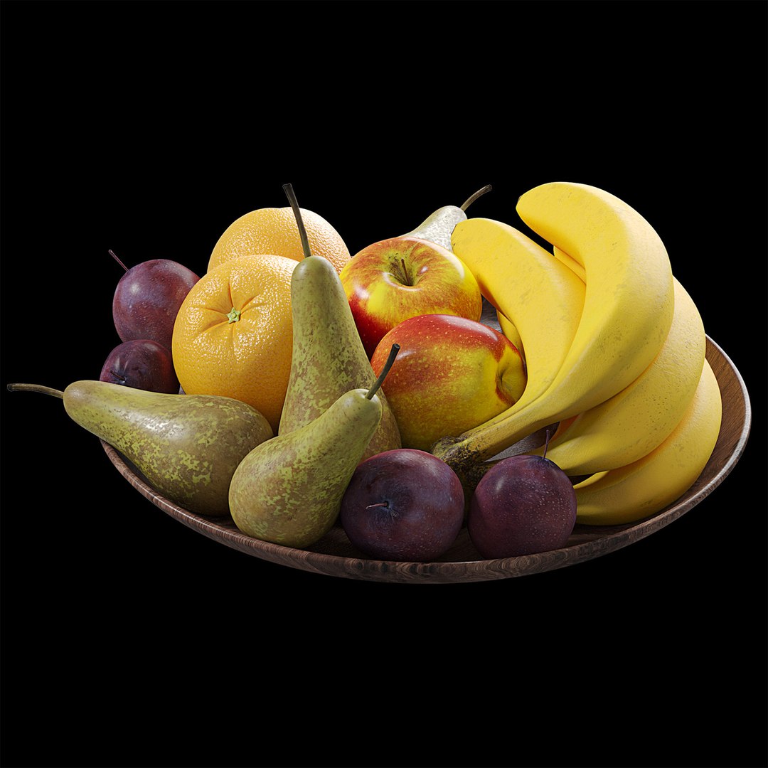 Fruit Set Model - TurboSquid 1728749