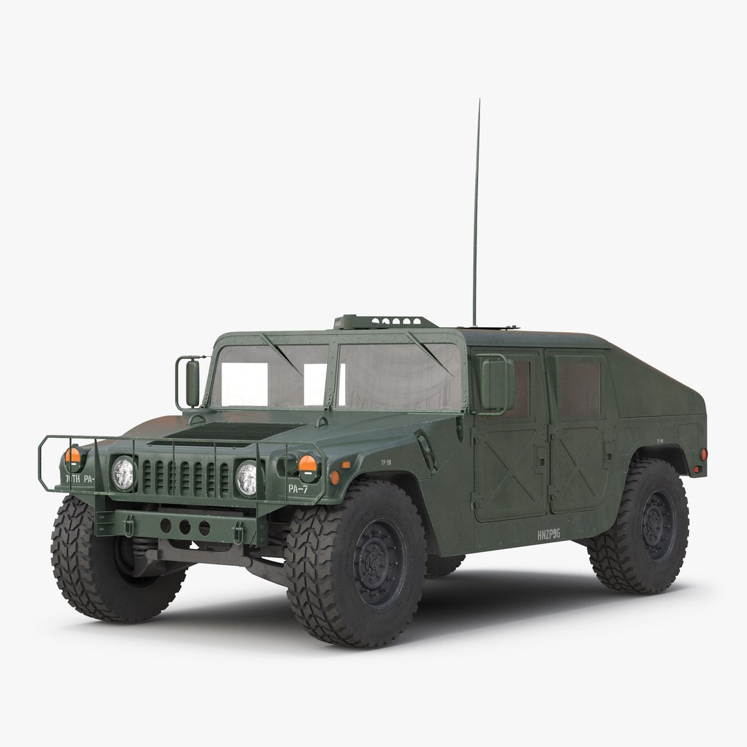 Humvee 3D model preview