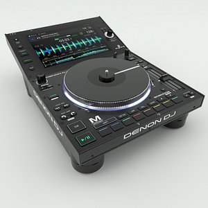 3D Denon DJ Player SC 6000M Prime