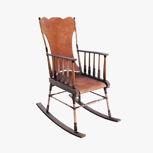 3D model Old Rocking Chair