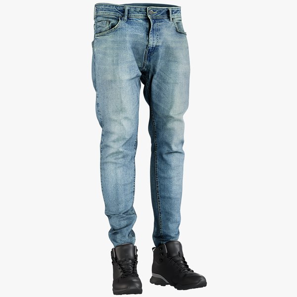 3D realistic men s jeans