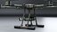 Military Hexacopter UAV -  Combat Drone with Bombs  Camuflage