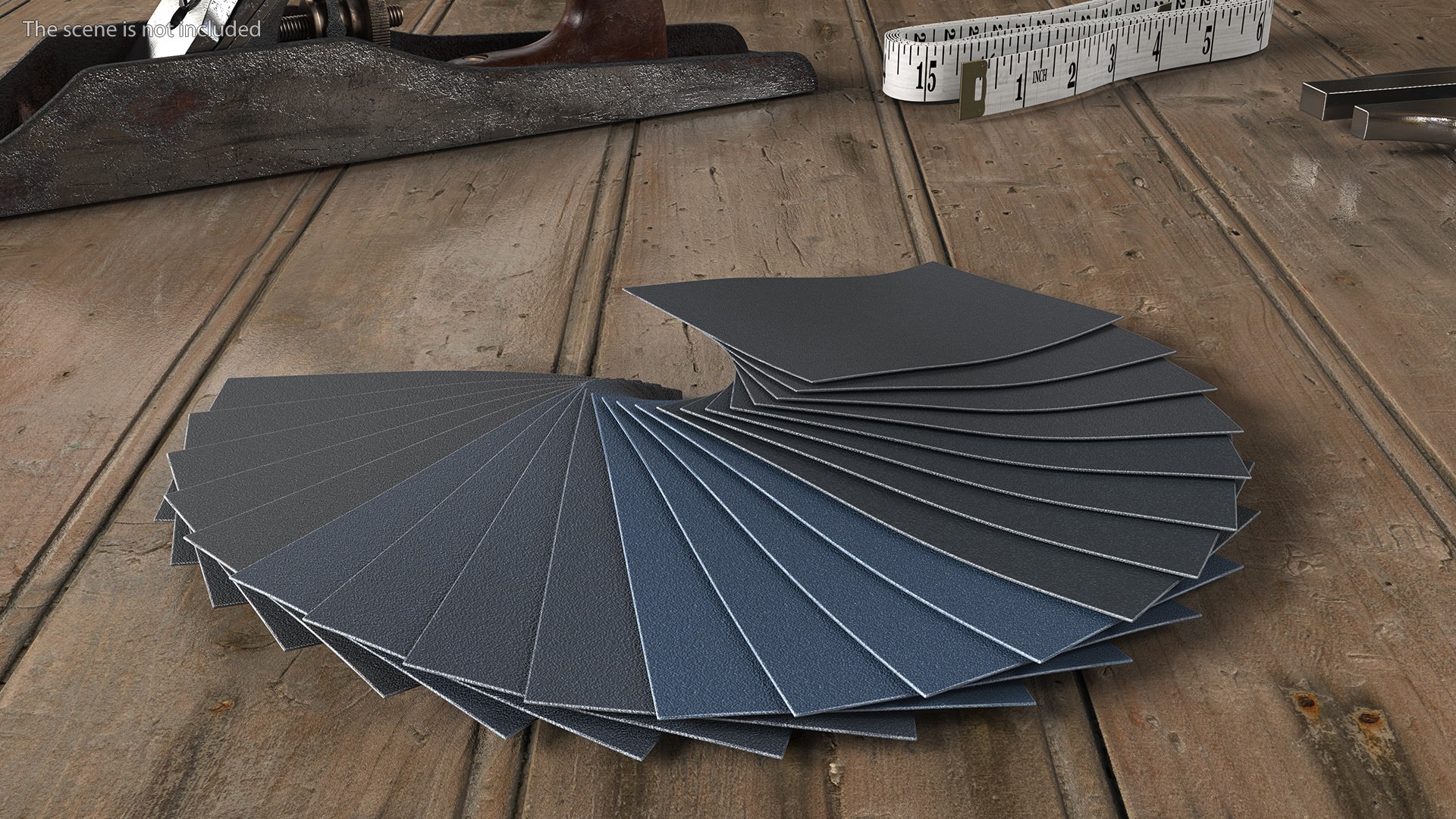 Sandpaper Dura Gold Variety Pack 3D Model - TurboSquid 2105075