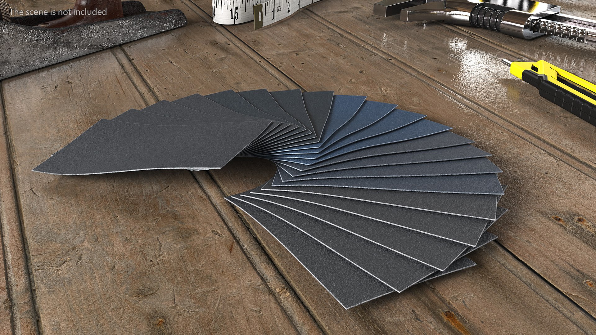 Sandpaper Dura Gold Variety Pack 3D Model - TurboSquid 2105075