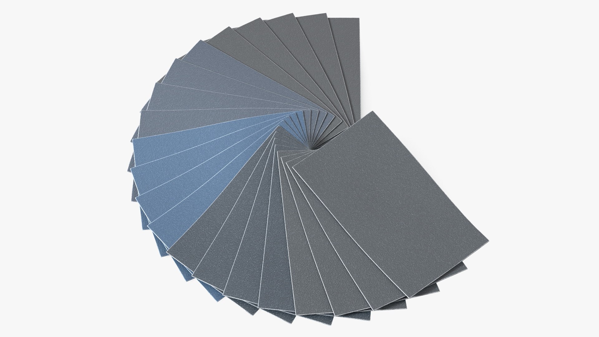Sandpaper Dura Gold Variety Pack 3D model preview