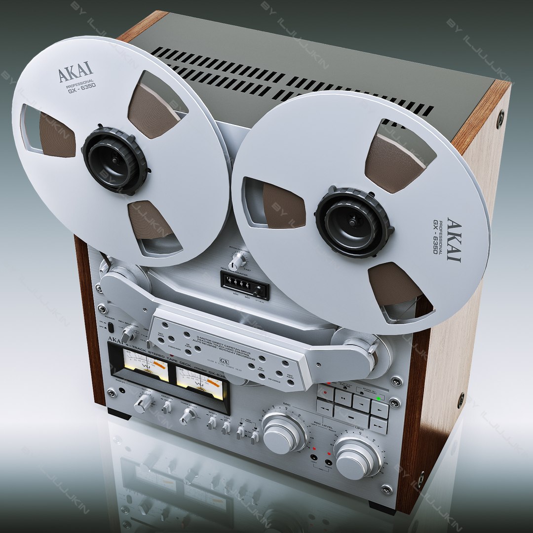 3D Reel Tape Recorder - TurboSquid 1774970