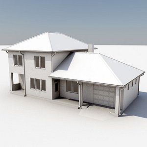 3d story house model