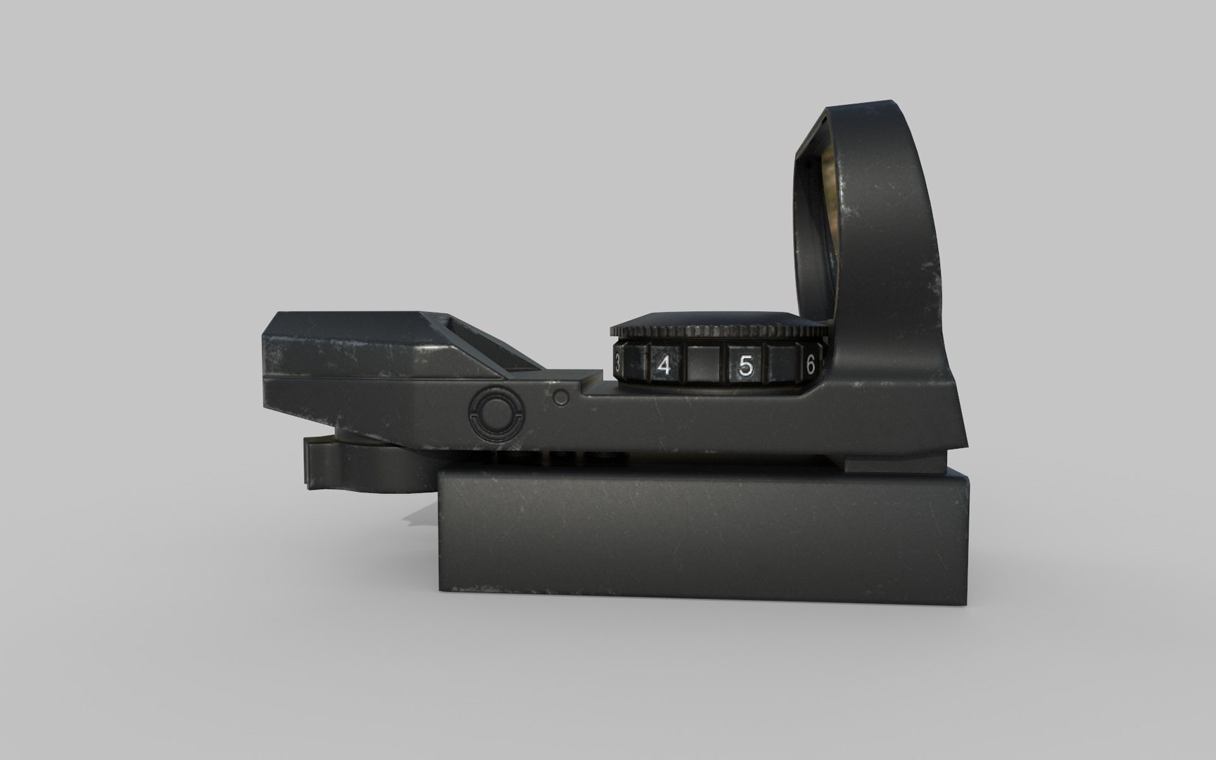 Red Dot Sight Low-poly 3D model 3D model - TurboSquid 1821058