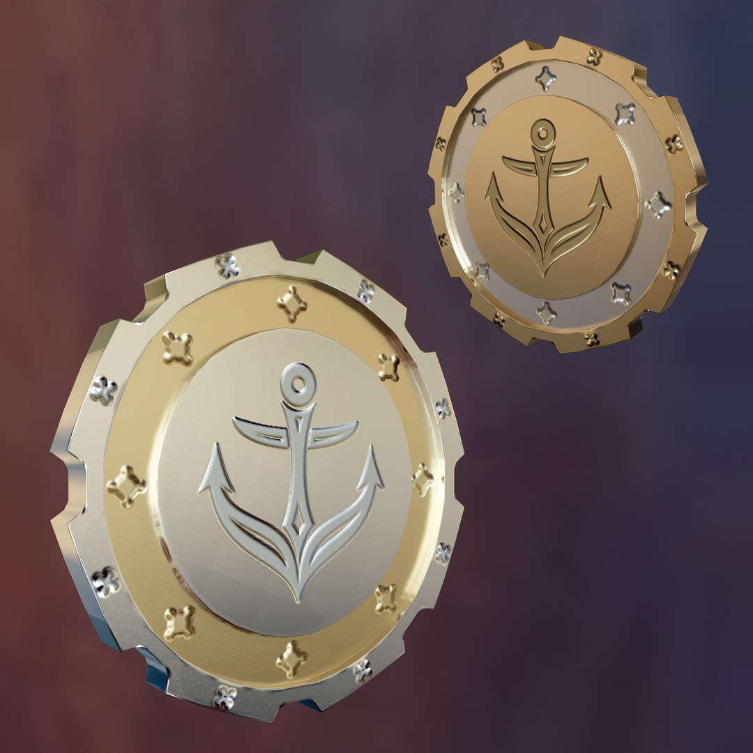 Metallic Coin11 3D - TurboSquid 1994422