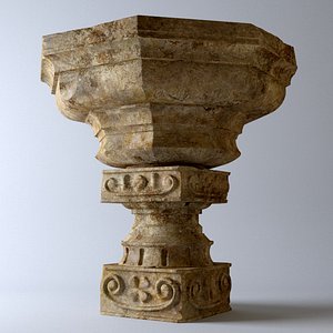 fontaine fontain 3d max