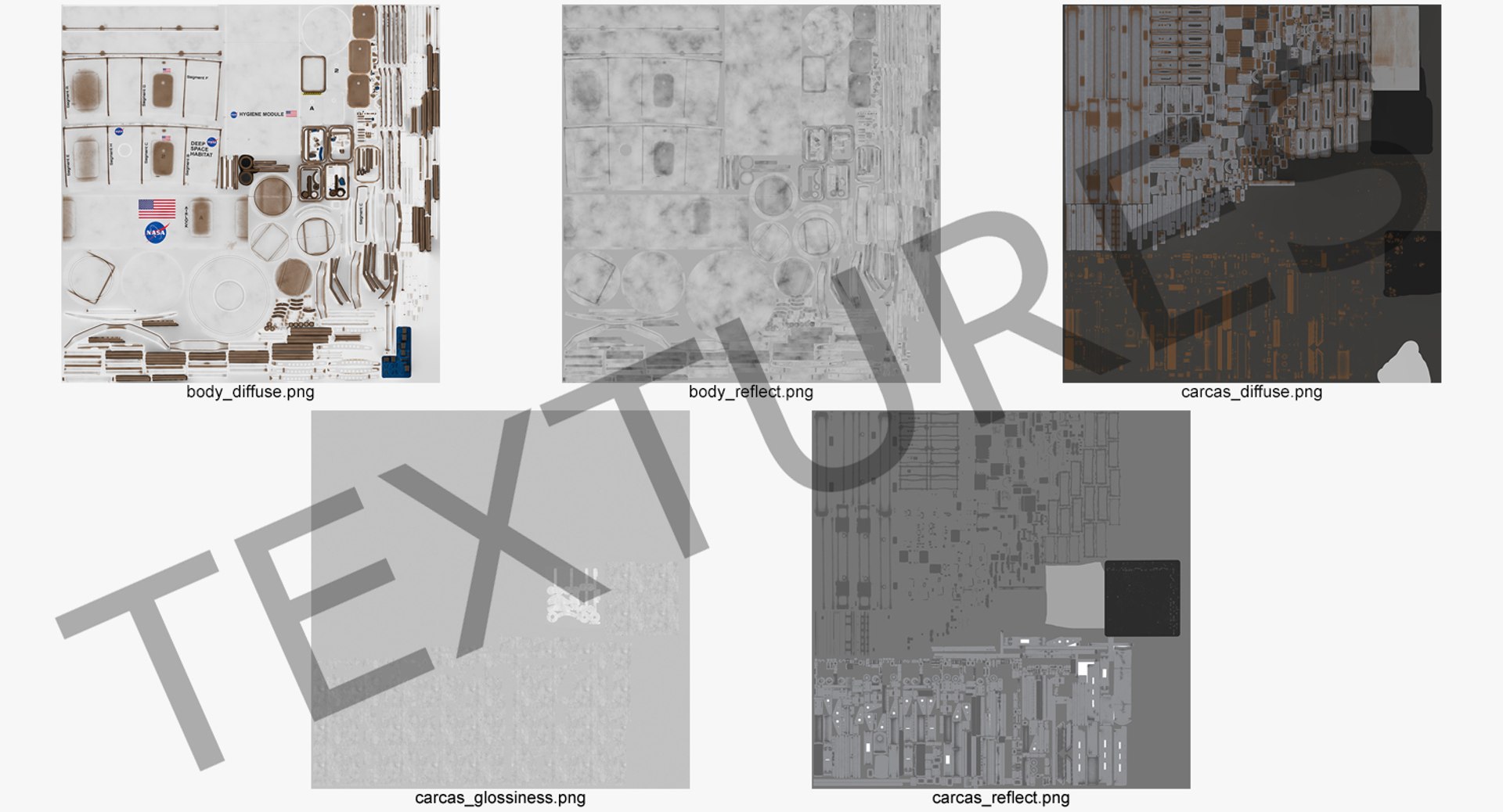 Autonomous Space Hygiene Module 3D - TurboSquid 1314166