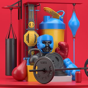 Boxing Design Set