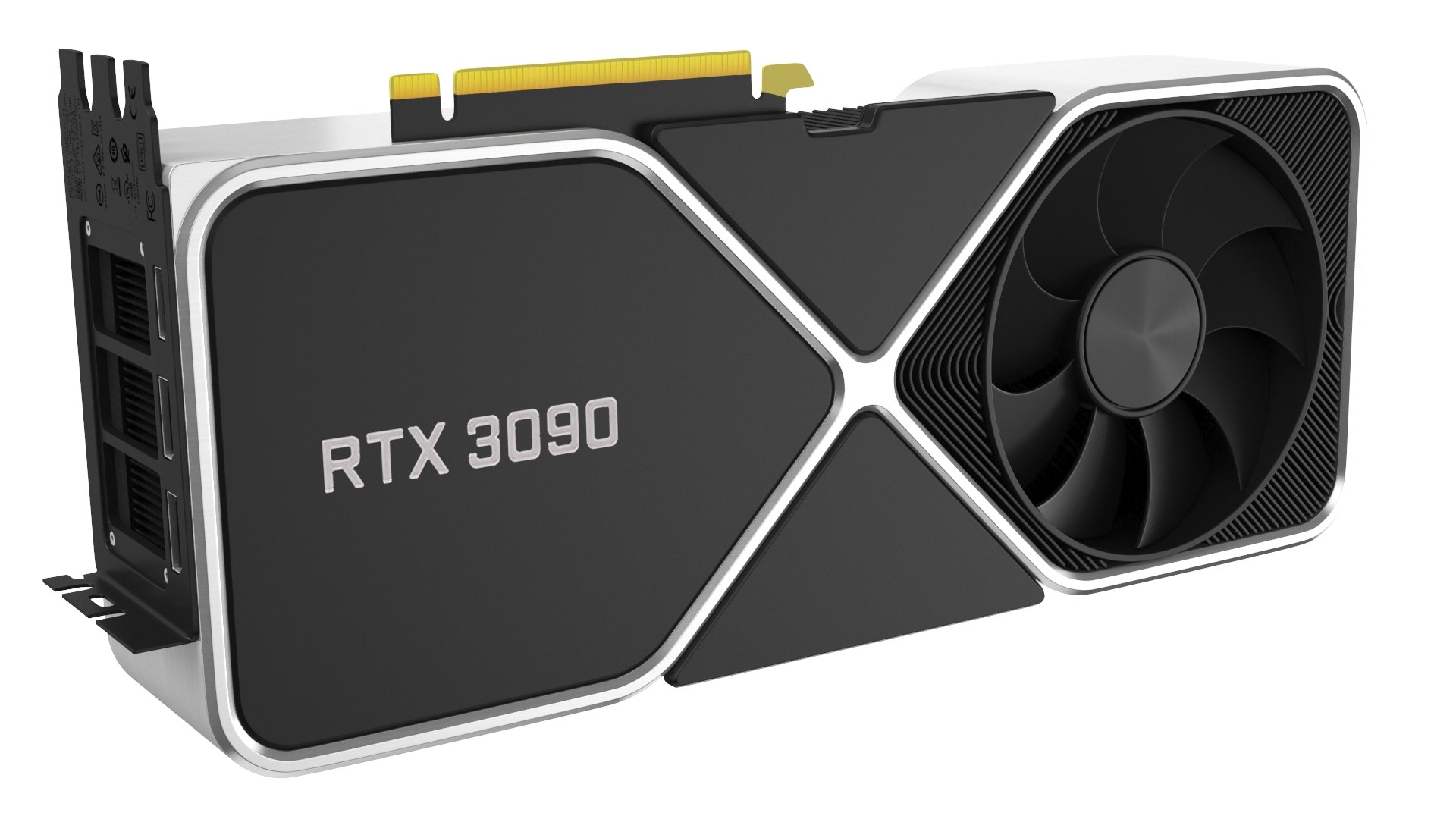 Graphics Card NVidia RTX 3090 3D model https://p.turbosquid.com/ts-thumb/q7/xeAyGm/Uh/2/jpg/1647699777/1920x1080/fit_q87/494943173bd71a10477a017cd9b370f2c5ed4aa7/2.jpg