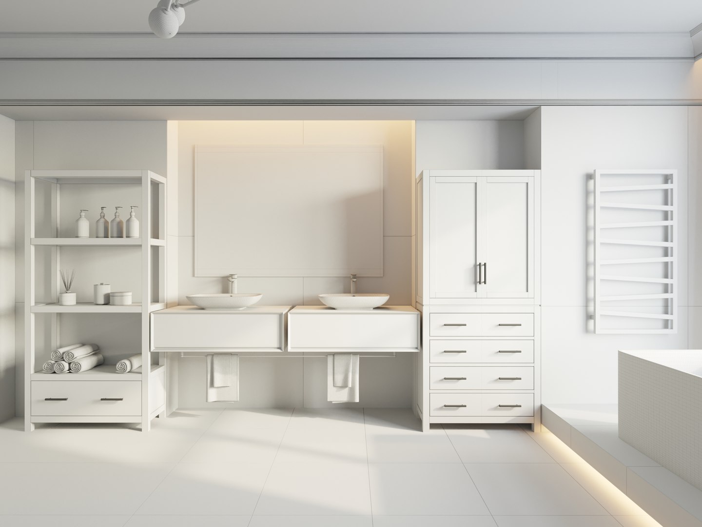 Realistic 3d Model Of Bathroom Interior 3D Model 3D - TurboSquid 2181367