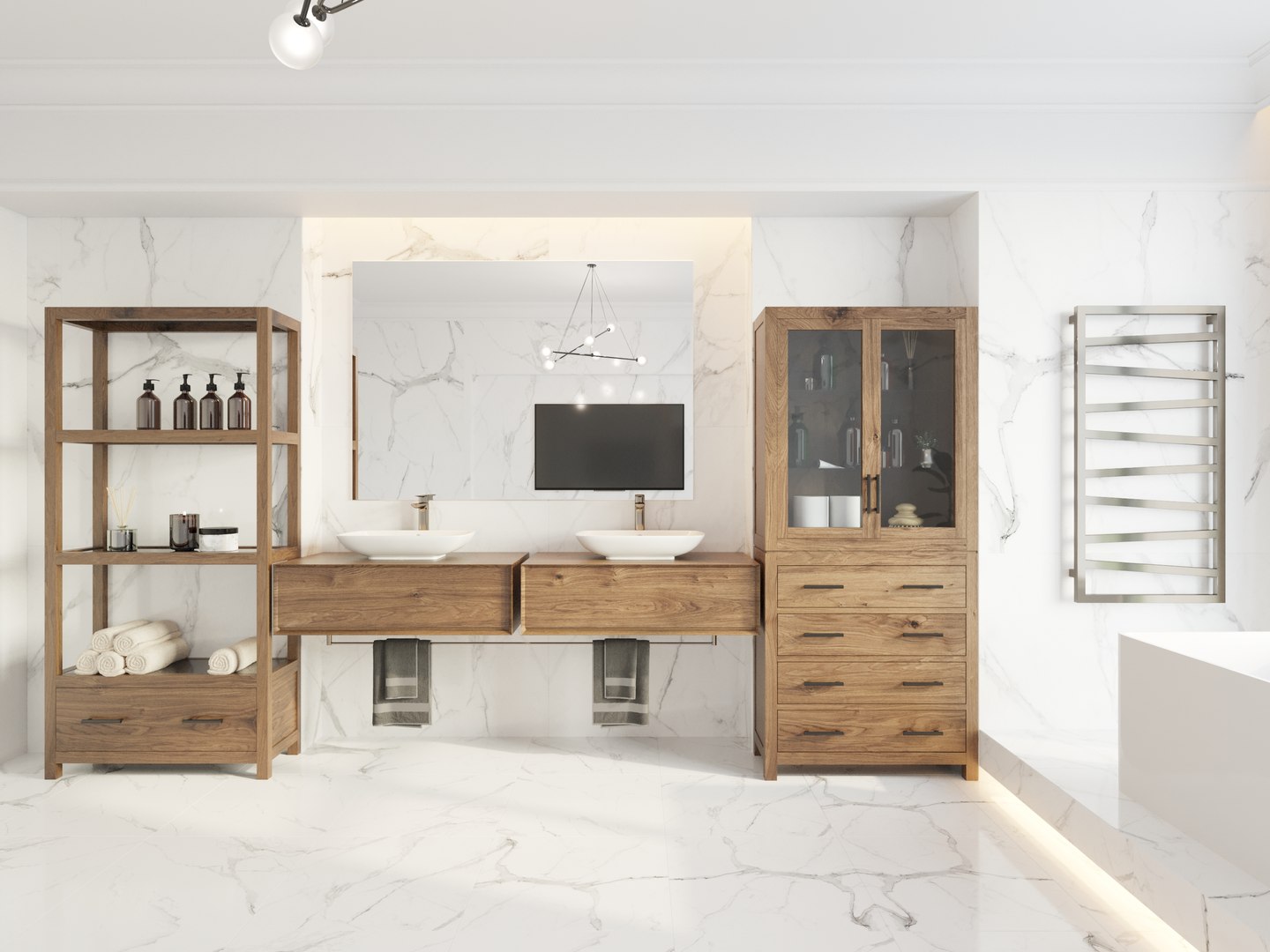 Realistic 3d Model Of Bathroom Interior 3D Model 3D - TurboSquid 2181367