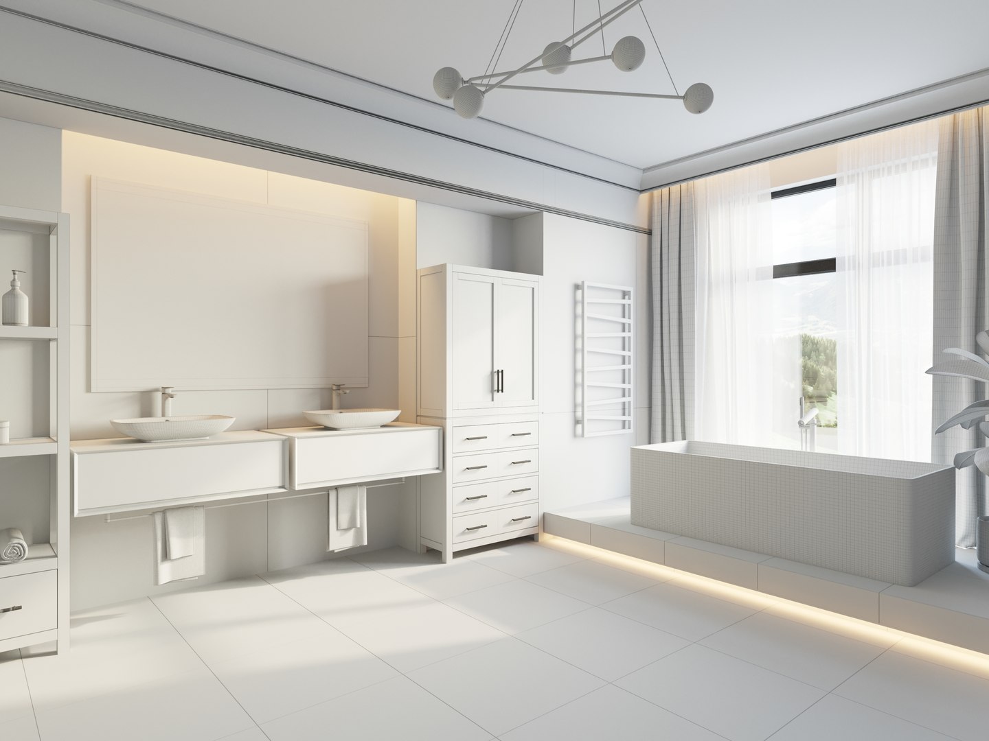 Realistic 3d Model Of Bathroom Interior 3D Model 3D - TurboSquid 2181367