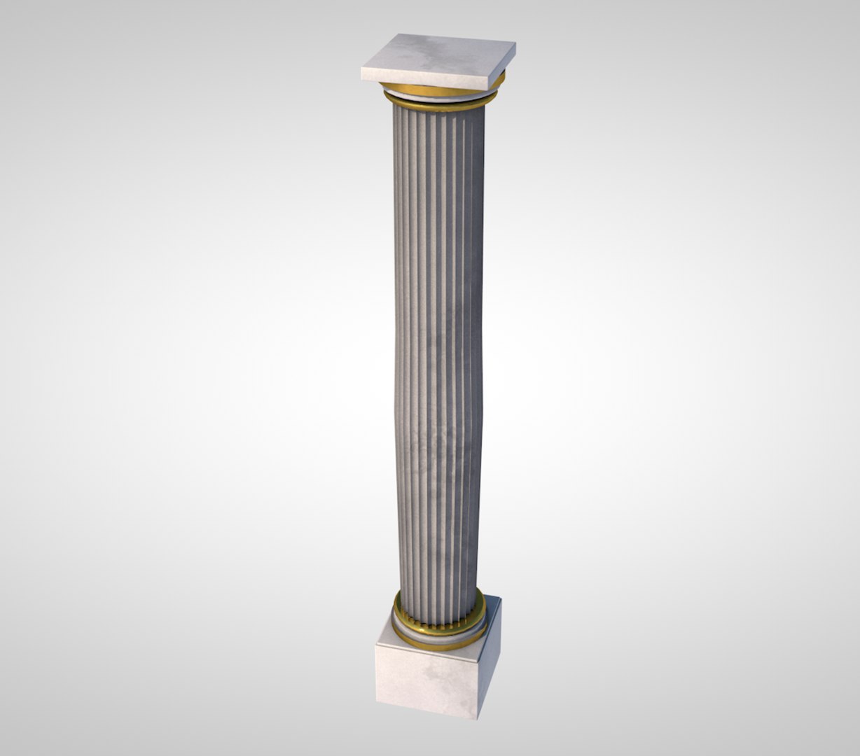 3D Column Classic Leaf - TurboSquid 1386021