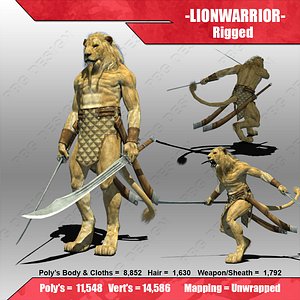 lion warrior fantasy max