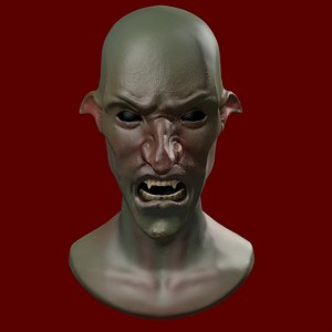 3D goblin evil