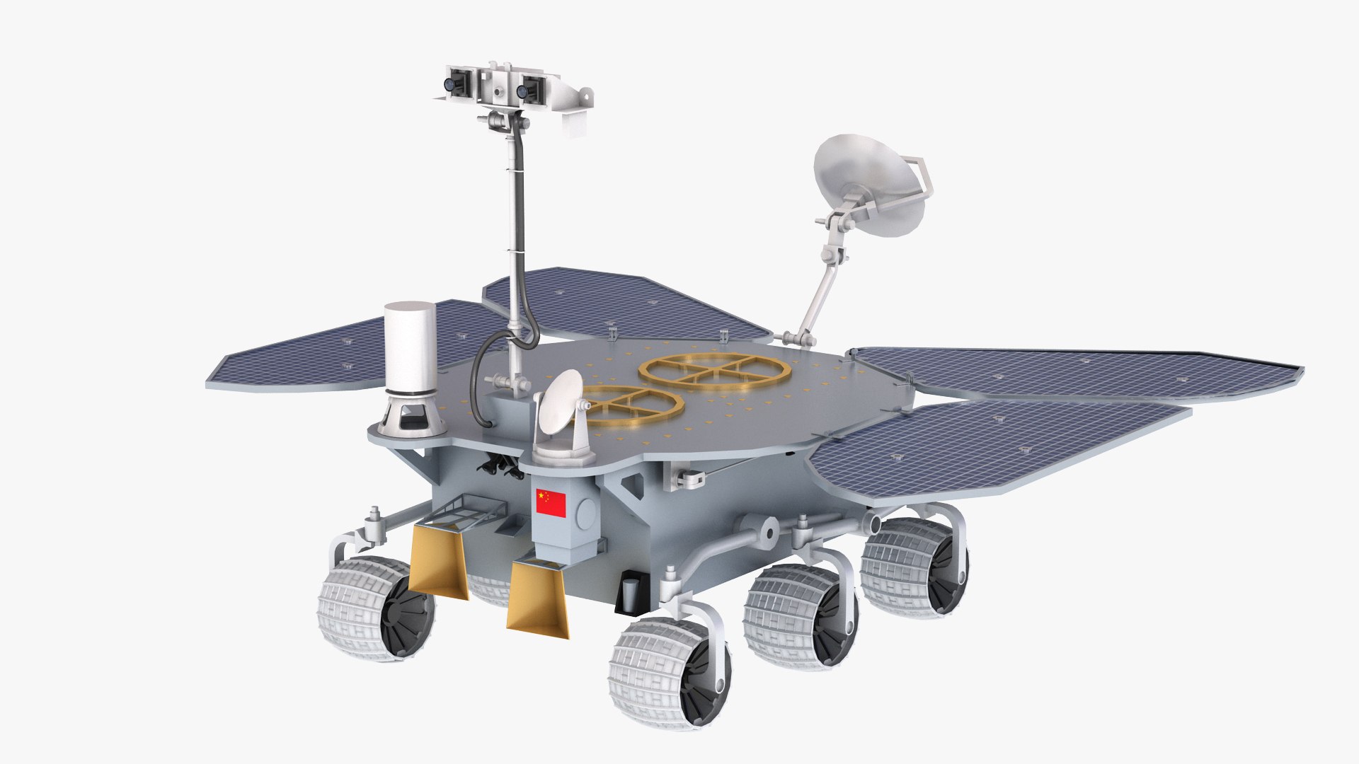 Tianwen Mars Probe 3D Model - TurboSquid 1686277