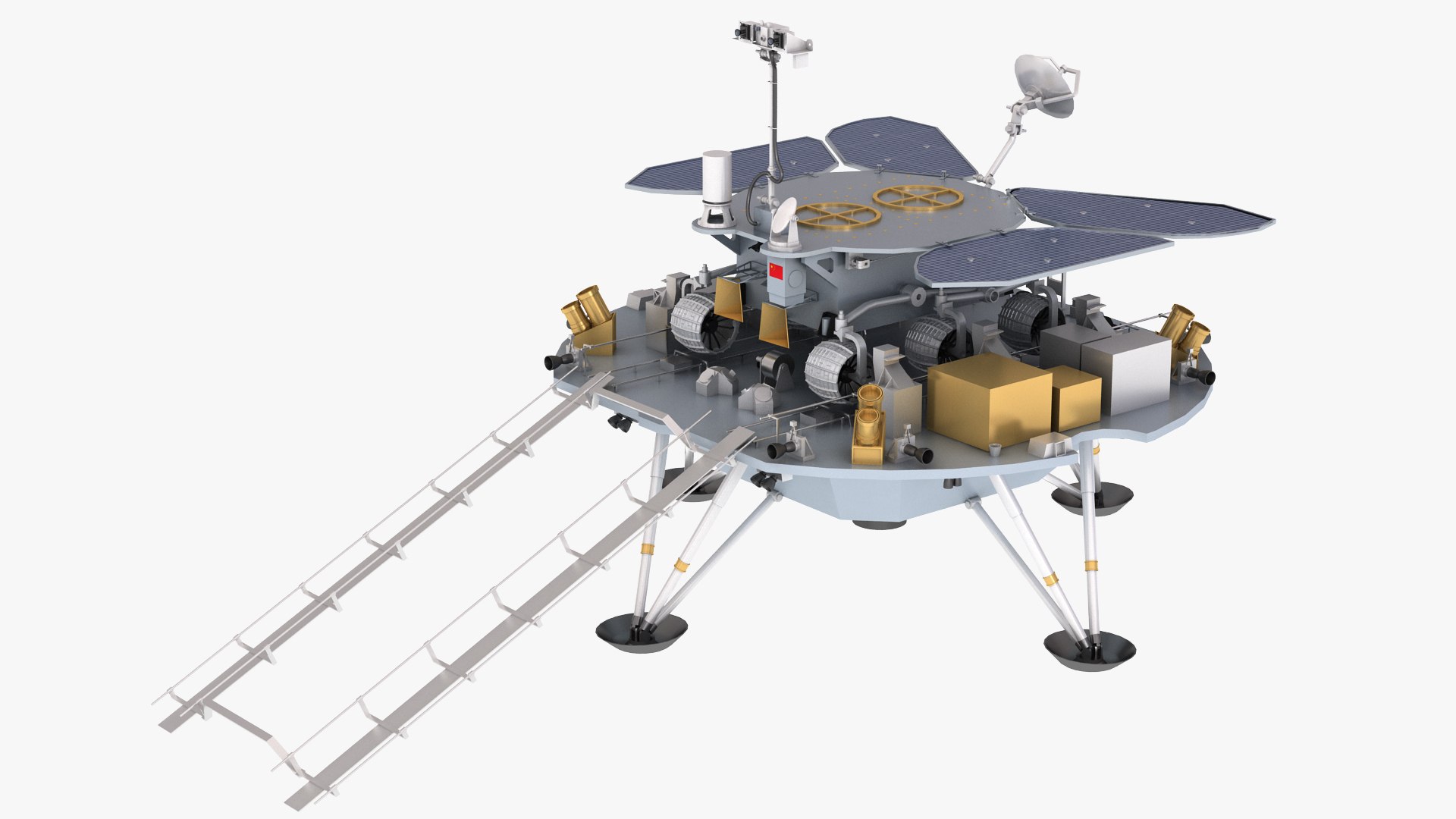 Tianwen Mars Probe 3D Model - TurboSquid 1686277