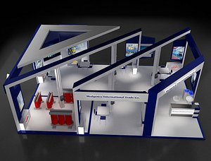 stand exhibition booth 3D model