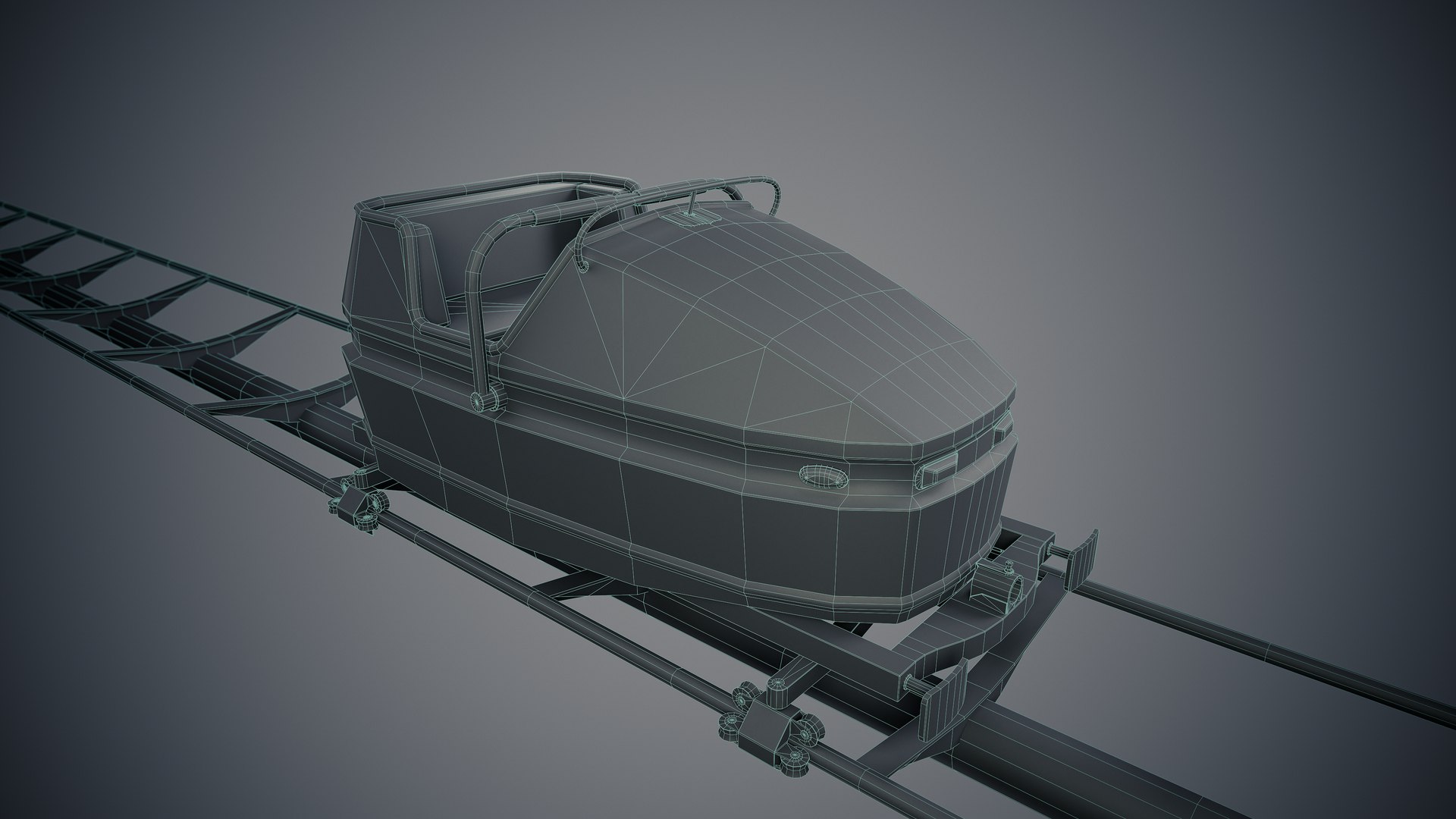 3D Roller Coaster Cart - TurboSquid 2111974