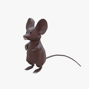 3D Mouse low poly