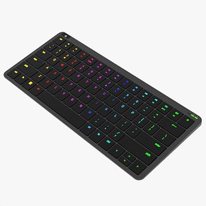 3D ultra slim keyboard model