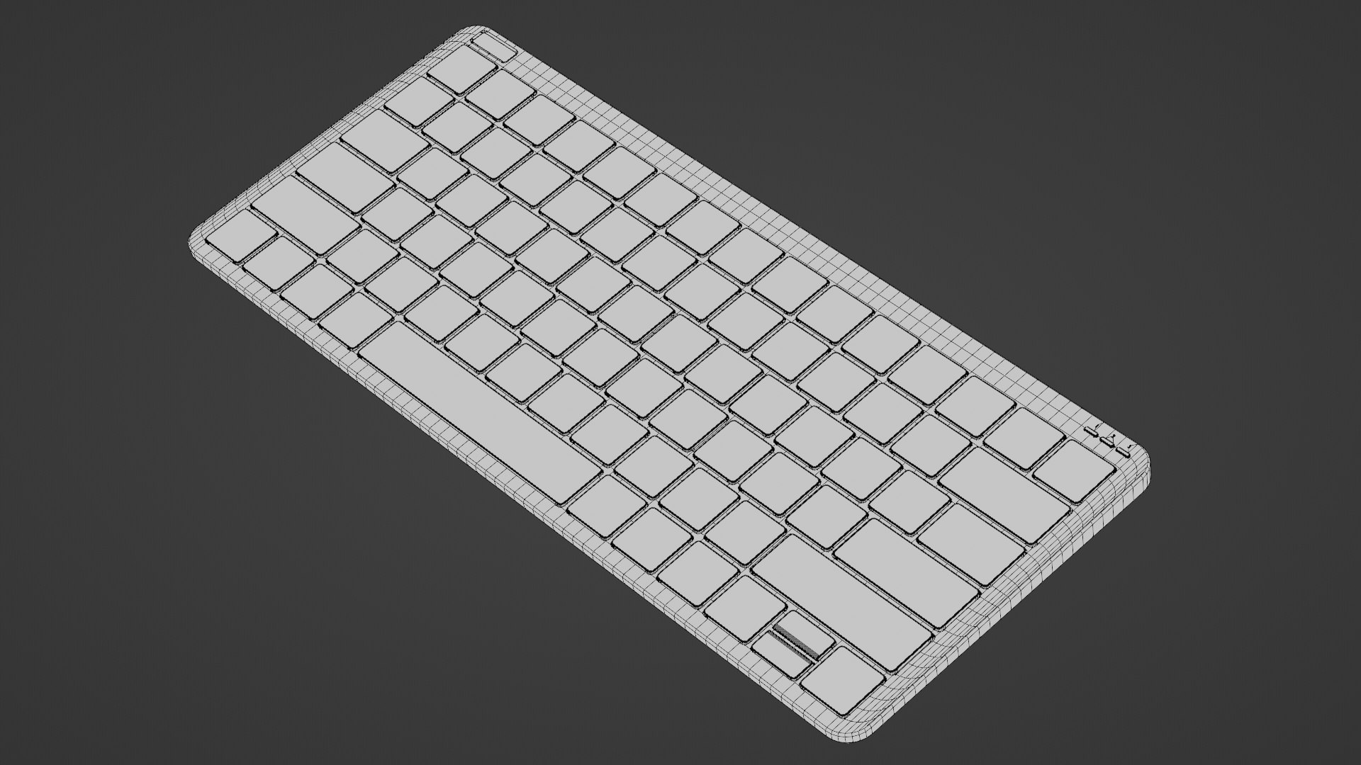 3D Ultra Slim Keyboard Model - TurboSquid 2006641