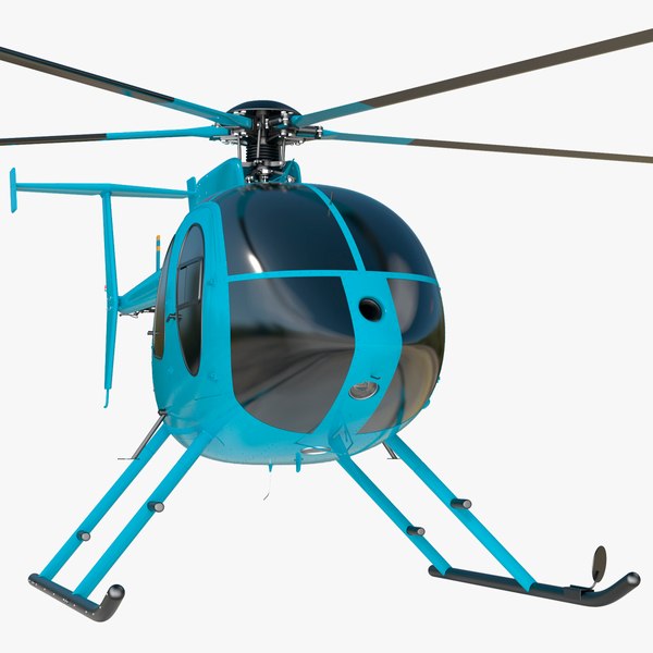 Light Helicopter Exterior Only 3D model TurboSquid 1738448
