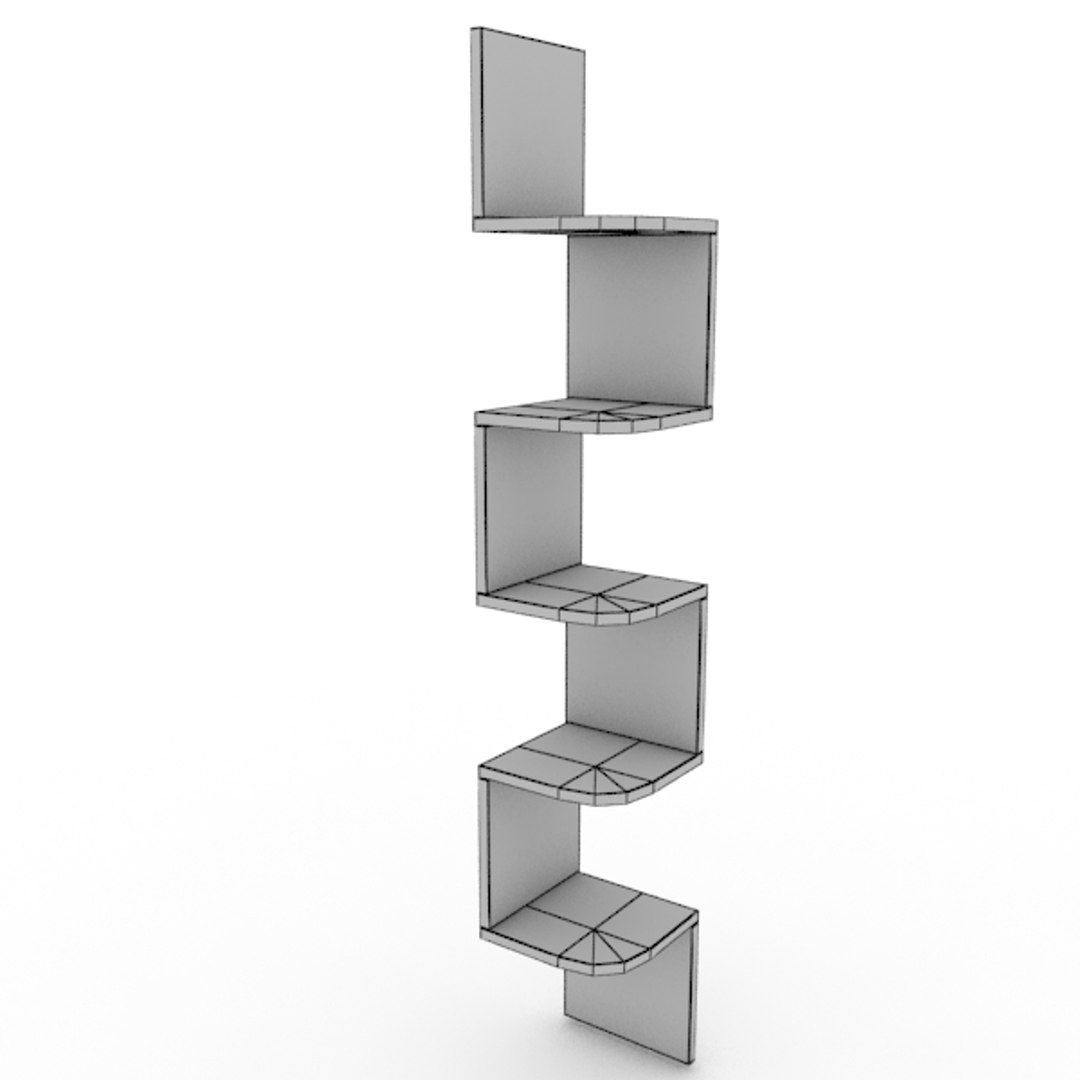 corner shelf 3d model