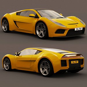 saleen s5s raptor 2010 3D model