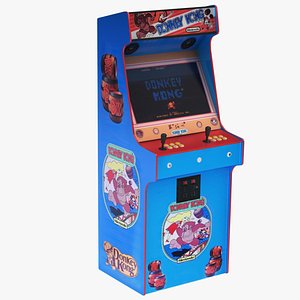 3D Donkey Kong Arcade Machine