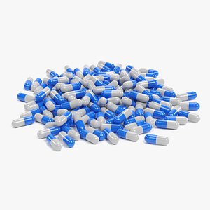 pile pills 3D model