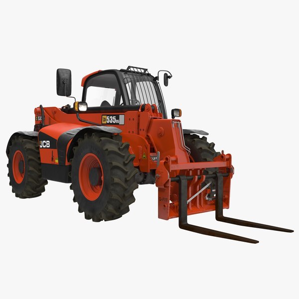 3d model telescopic handler forklift 535