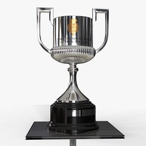 Copa del Rey Spanish Football Award Trophy-Cinematic