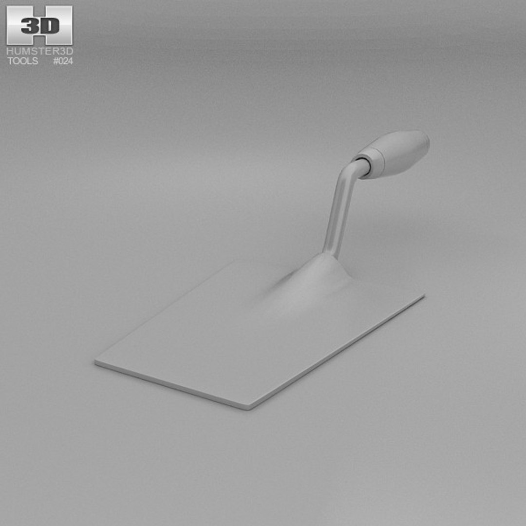 3d bucket trowel