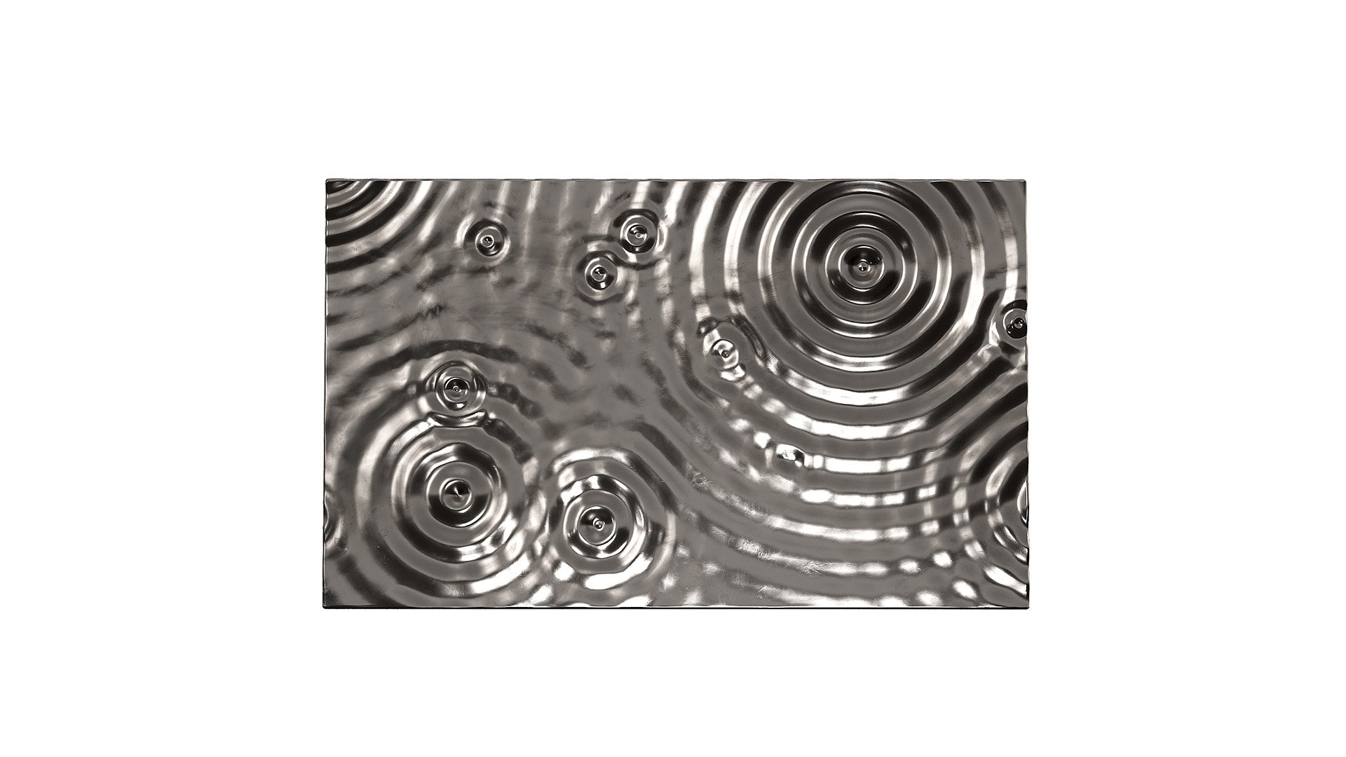 Water Ripple 3d Wall Panel Decorative Metallic Relief 3D Model ...
