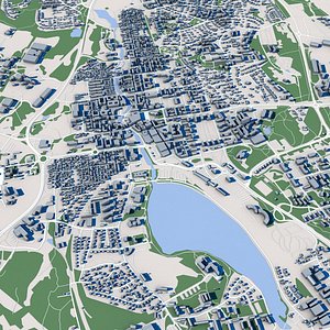 3D model Falun City Sweden