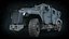 Carro blindado militar equipado com interior