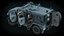 Carro blindado militar equipado com interior